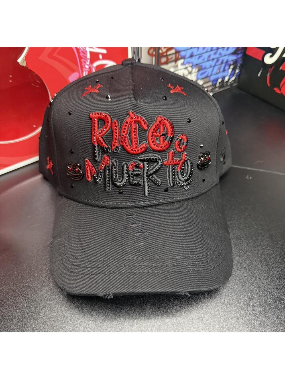 MZ Hats Rico O Muerto Red/Black Barbas Hats 31hats Dandy